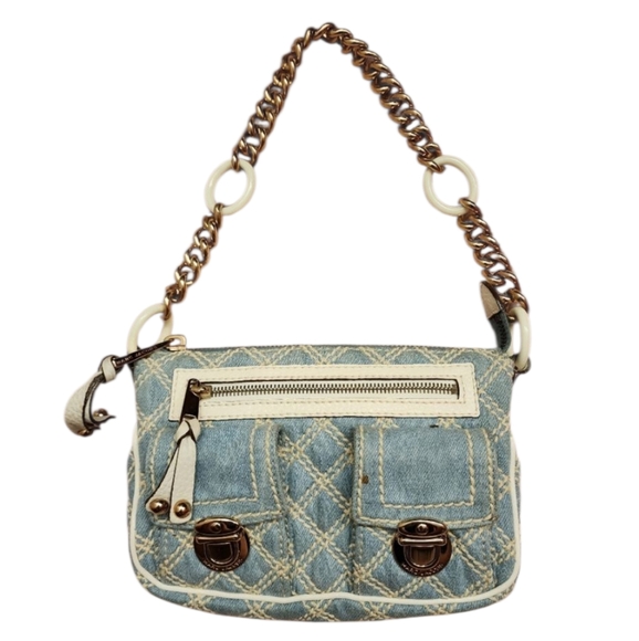 Marc Jacobs Handbags - Marc Jacobs Vintage Cammie Washed Denim Bag Y2K Quilted